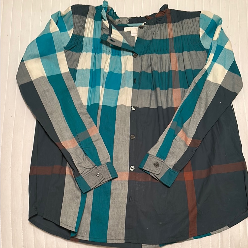 Women’s Burberry Multicolor Plaid Shirt